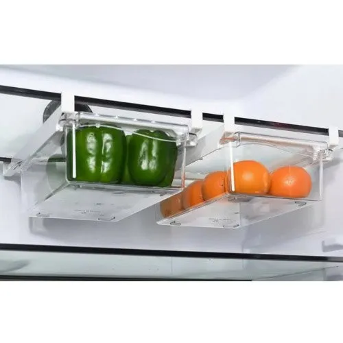 Porta-Vegetais de Geladeira 2 Peças Taste Home Transparente T-BI