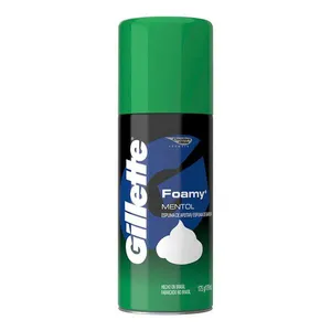 Espuma de Barbear Gillette Foamy Mentol 175g