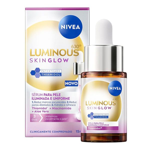 Sérum Facial Nivea Luminous 630 Skin Glow 15ml Conta-Gotas