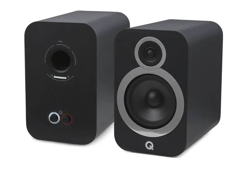 Q Acoustics 3030i Caixas Acústica 145w Par ( Black Carbon )