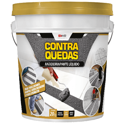 Antiderrapante Líquido 250G Contra Quedas Preto Drylevis