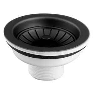 Válvula de Escoamento para Pia Americana 4.1-2 Aço Inox Black Matte Imperatriz Metais Válvula Pia Americana 4.1-2 Aço Inox Black Matte Imperatriz Metais