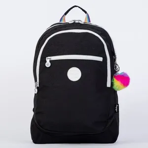 Mochila Feminina Colmeia Neon Preta 0229401458001