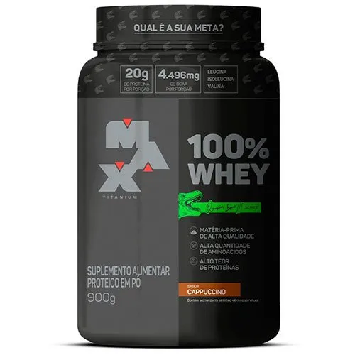 Whey 100% Maxtita Dino Cappuccino 900g