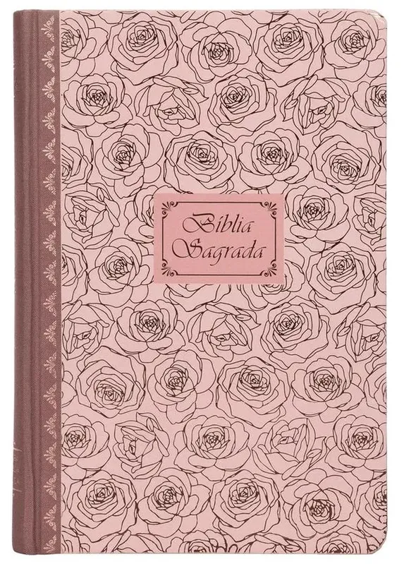 Bíblia Sagrada Católica - Letra Grande - Rosas