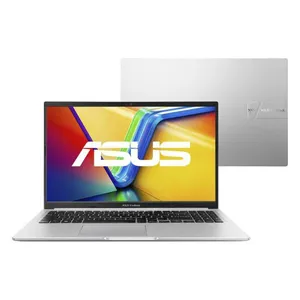 Notebook ASUS Vivobook 15 M1502YA AMD Ryzen 7 5825U 8GB RAM 512 GB SSD Windows 11 Home 15,6" LCD LED FHD nível IPS Cool Silver BQ966W