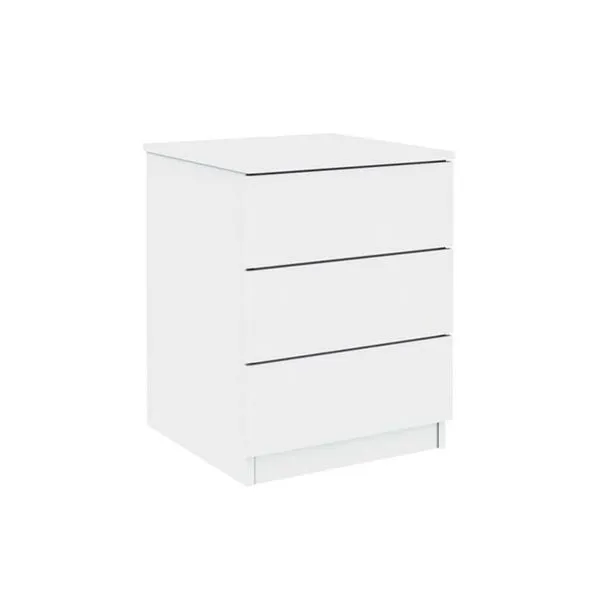 Mesa Cabeceira Infantil Veronna C- 3 Gavetas Cinamomo - Tcil Móveis
