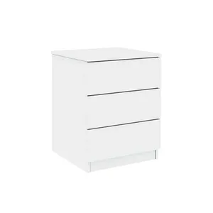Mesa Cabeceira Infantil Veronna C- 3 Gavetas Cinamomo - Tcil Móveis