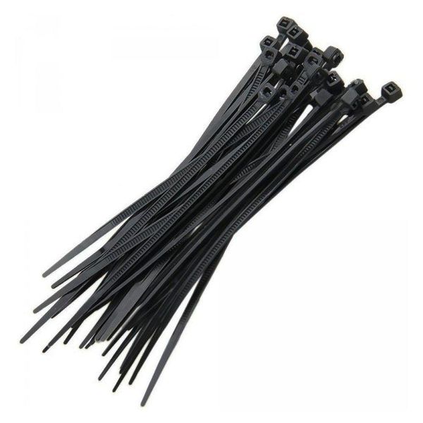 Abraçadeira De Nylon 50 Un Pretoenforca Gato 380mmX4.8mm