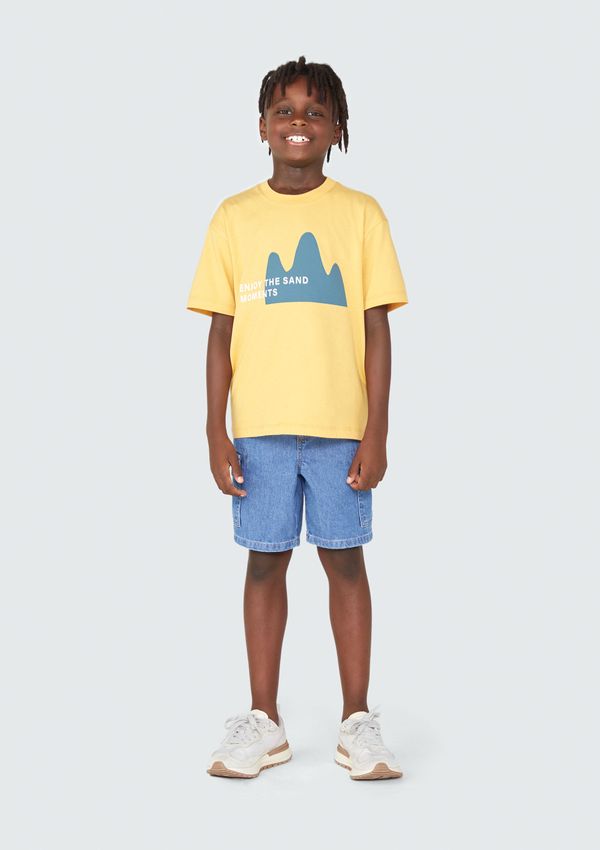 Bermuda Jeans Infantil Menino Cargo - Azul 014