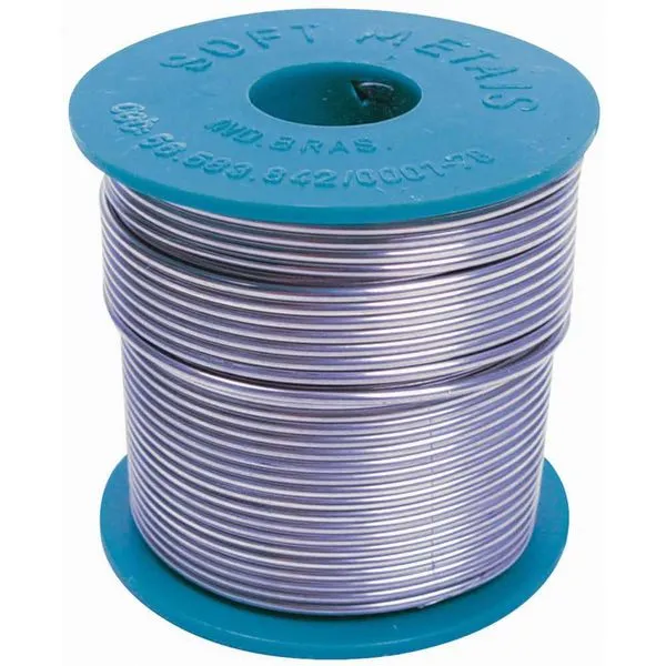 Estanho em Fio com Fluxo 1,5mm 60x40 Azul Rolo 500g - Soft