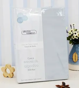 Jogo de Cama Solteiro Toque de Seda com 2 Peças Cinza