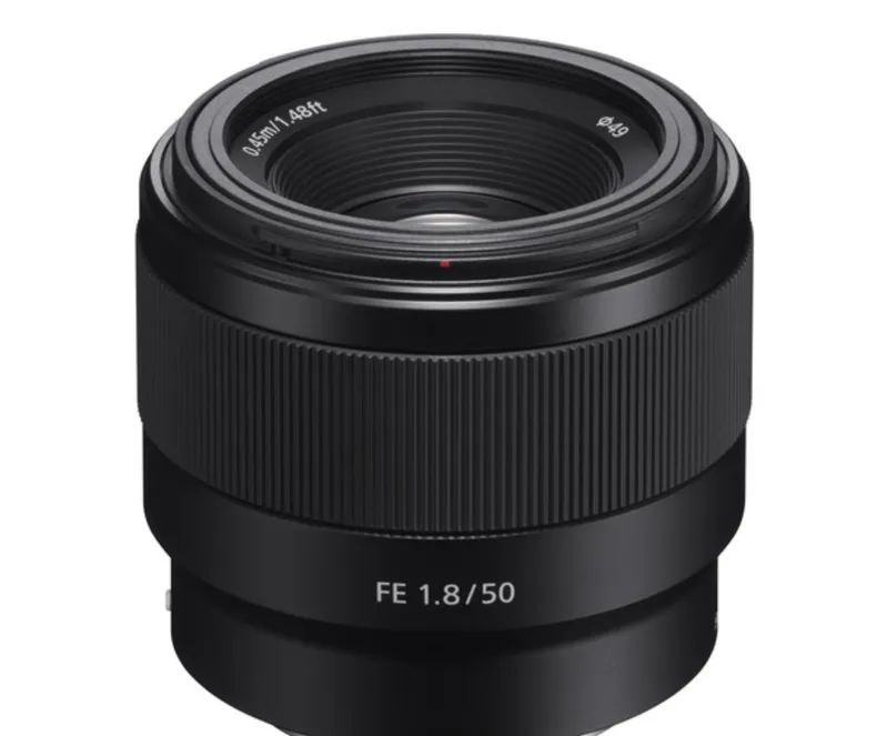 Lente Sony FE 50mm f/1.8 Autofoco para Câmeras Mirrorless Full Frame Sony E Mount