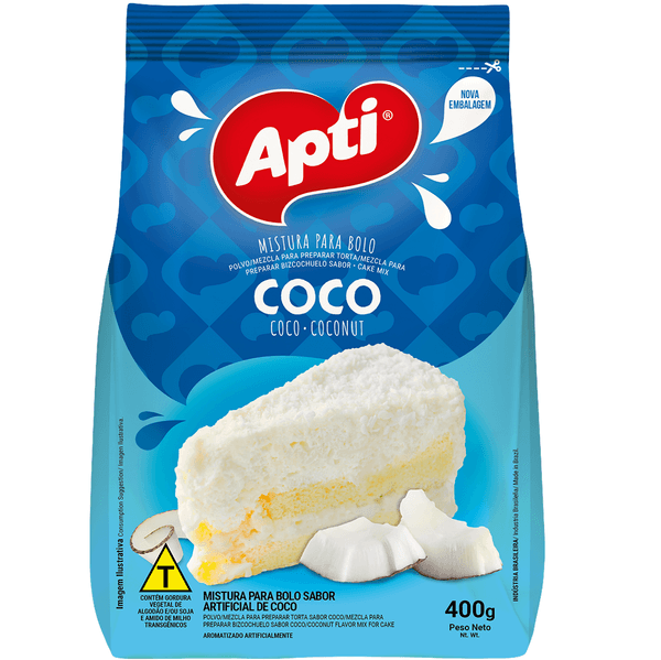 Mistura para Bolo Apti Coco 400g