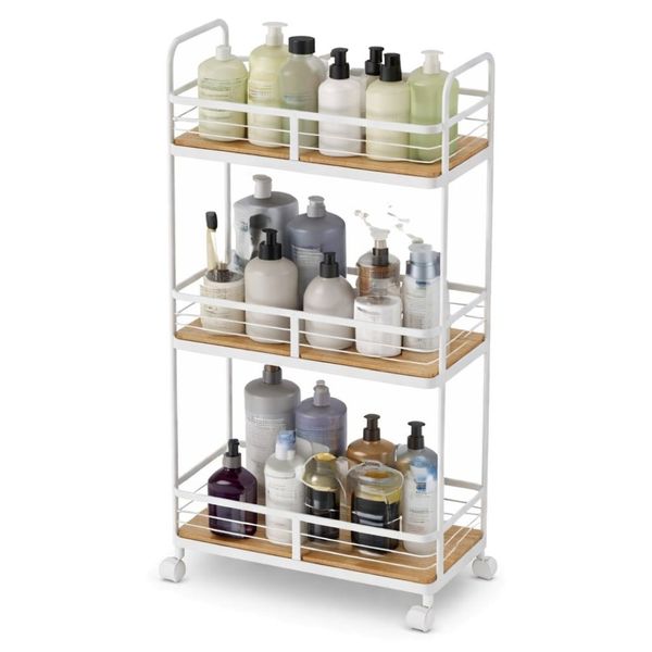 Carrinho Organizador Para Cozinha Yiwu 3 Andares Branco LE25930-13 E-BI