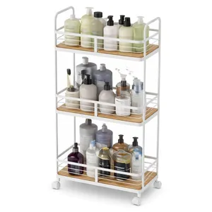 Carrinho Organizador Para Cozinha Yiwu 3 Andares Branco LE25930-13 E-BI