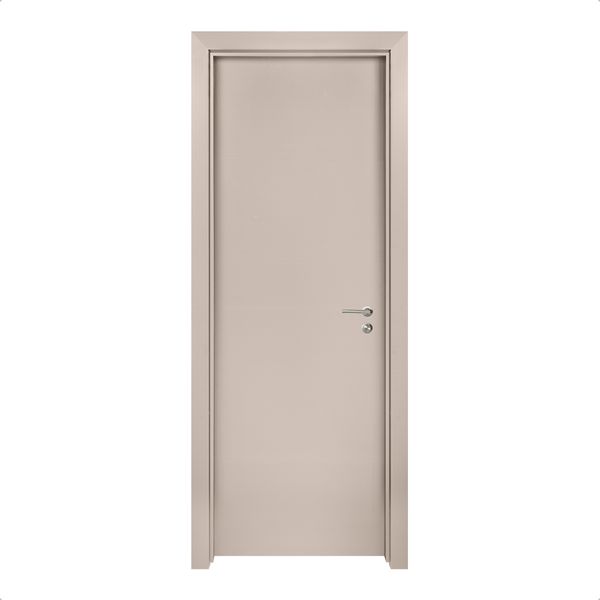 Kit Porta de Madeira 210x72 Esquerda Batente Regulável 11-19cm Gianduia Rocha