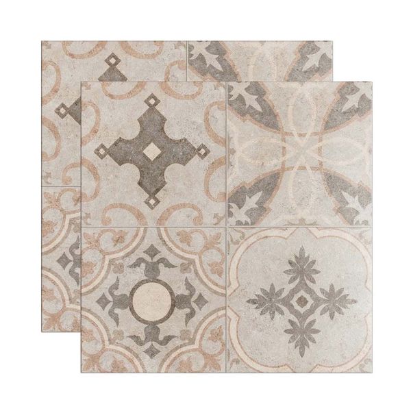 Piso cerâmico Evora HD 73722 retificado 52x52cm grey decirado Porto Ferreira