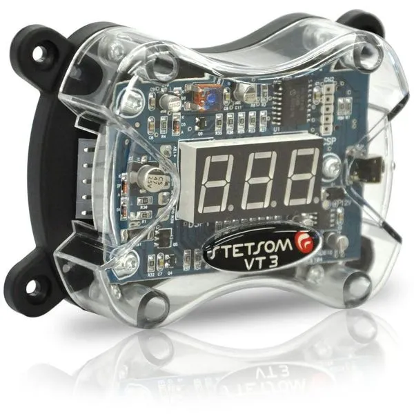 Voltimetro Digital Stetsom Mp3 Som Automotivo Protege Som Radio Abmidia Tunning (vt3)