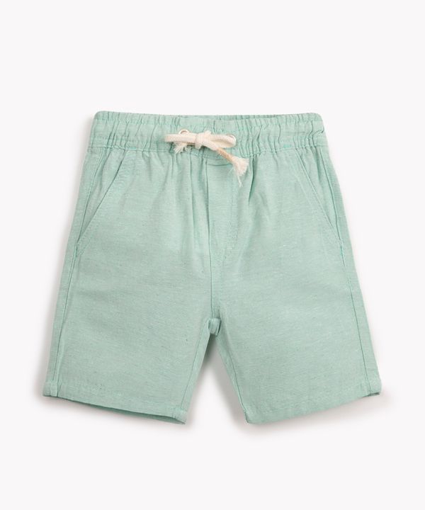 bermuda infantil com bolsos verde claro 4