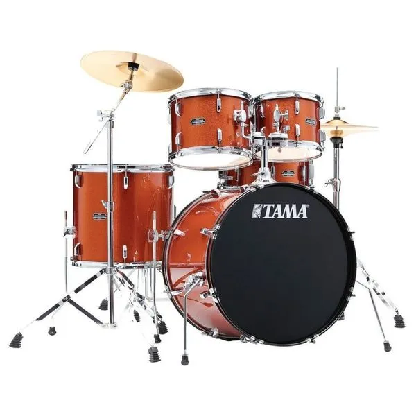 Bateria 5 Tambores 22 Scorched Copper Sparkle Tama St52h5c
