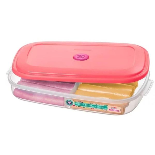 Pote Com Divisória Cores Sortidas - 371-2 - Sanremo Pote C-divisoria 371-2 Sanremo