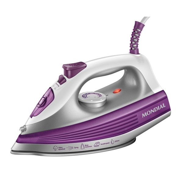 Ferro A Vapor Mondial - Fvn-01-p Ferro A Vapor Fvn-01-p 220v/60hz .