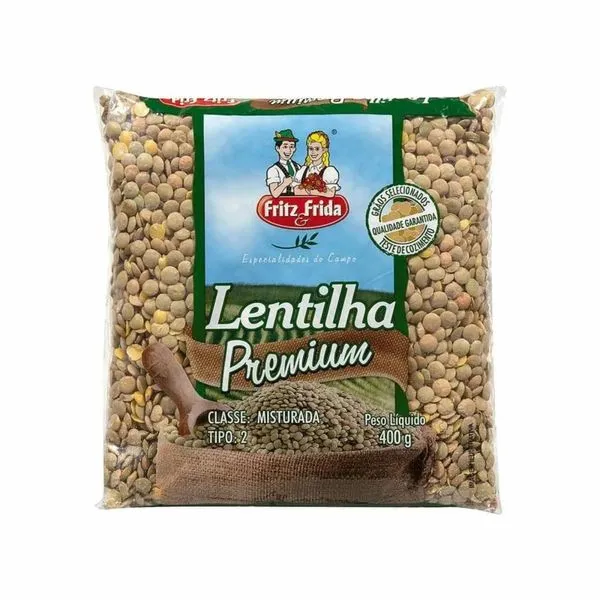 LENTILHA FRITZ E FRIDA PREMIUM 400G