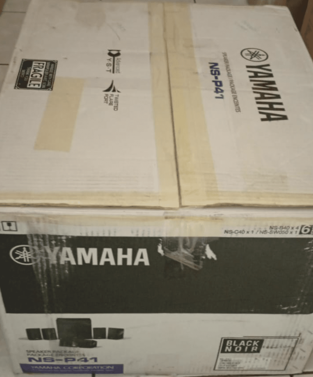 Caixa aberta******Yamaha Ns-p41 Home Theater 5.1 Bivolt