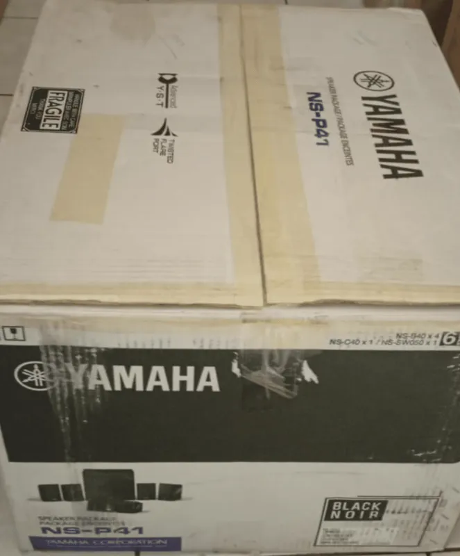 Caixa aberta******Yamaha Ns-p41 Home Theater 5.1 Bivolt