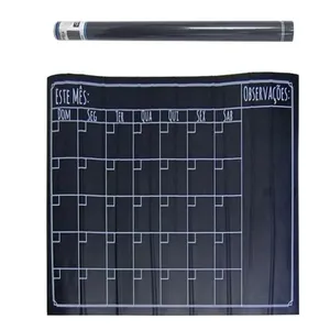 Lousa Calendário Planner Adesivo Adesivo Br 6434 Mensal e Semanal Escreve e Apaga Organizador de Atividades Lousa Calendário Planner Adesivo Adesivo Br 6434 Mensal e Semanal Escreve e Apaga Preto