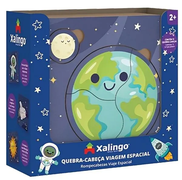 Quebra-Cabeça Viagem Espacial Modelos Diversos