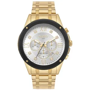 Relógio Euro Feminino Big Case Dourado - EUJS25AJ/4D Relógio Euro Feminino Delux Dourado - EUJS25AJ/4D