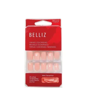 Unhas Belliz Rosa Skin Ref 1286