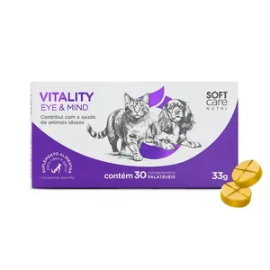 Suplemento Alimentar Soft Care Nuti Vitality Eye & Mind 30 comprimidos