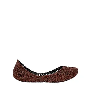 Mini Melissa Campana Papel Infantil Preto Glitter Bronze 32996-26/27