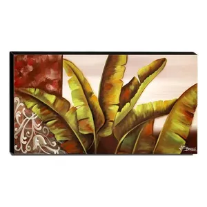 Quadro De Pintura Bananeira 60X120Cm-1235