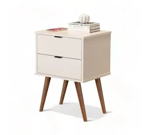 Mesa de Cabeceira Luxo Off White - JB Bechara