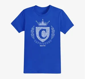 Camisa Q'Boi Caprichoso Brasão Unissex Azul G (MP)