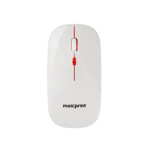 Mouse Maxprint sem Fio 2.4G Croma 1600DPI Branco