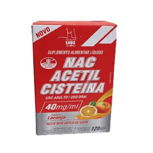 Nac Acetilcisteína 40mg Xarope Sabor Laranja 120Ml