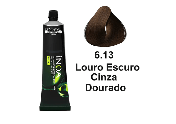 Tintura para Cabelos L'Oréal Inoa 6,13 - Profissional