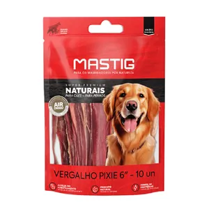 Petisco Capa de Vergalho Palito 6" para Cães Mastig 10 unidades