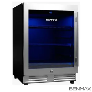 Cervejeira Perfect Match BEC135RL com 135L de Capacidade e Temperatura Até -9 Graus Inox Benmax Cervejeira Perfect Match BEC135RL 135L com Temperatura Até -9 Graus Inox Benmax