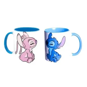 Kit 2 Canecas Pop Zonacriativa Stitch Minha Metade 350ml KIT 2CANEAS ZONACRIATIVA STITCH