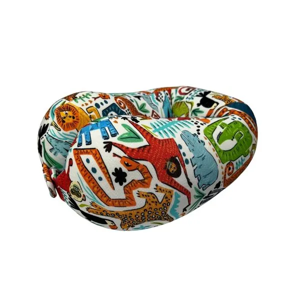 Almofada de Pescoço Flex Infantil Estampa Bichinhos