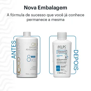 Emulsão Reveladora Felps 8vol 90ml - Felps