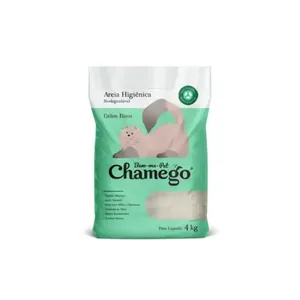 Areia Higiênica Chamego Grãos Finos 4kg