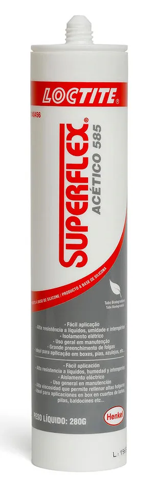 Borracha Silicone Incolor Acético 280g 1140456 - Loctite