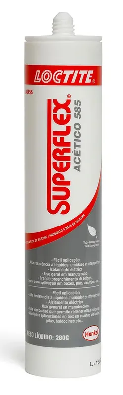 Borracha Silicone Incolor Acético 280g 1140456 - Loctite